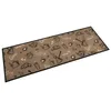 Image de Tapis de cuisine lavable imprimé Morning brun 60x180 cm velours