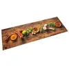 Image de vidaXL Tapis de Cuisine Lavable Impression d'Épices, Paillasson Antidérapant, Tapis de Sol, Tapis Devant Évier, Moderne, 45x150 cm Velours