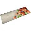 Image de vidaXL Tapis de Cuisine Lavable Impression de Tomates, Paillasson Antidérapant, Tapis de Sol, Tapis Devant Évier, Moderne, 45x150cm Velours