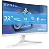 Image de PHILIPS Evnia Gaming Moniteur Incurvé, 32M2C5501 32 Pouce 180Hz Fast VA Dalle, 1ms GtG, HDR10, FreeSync, Ajustable en Hauteur, (2560x1440 HDMI 2X 2.0 DP 1x 1.4) Blanc