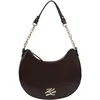 Image de KARL LAGERFELD Sac Moonbag brillant K/Autograph couleur chocolat