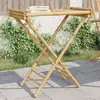 Image de vidaXL Table à plateau pliante 70,5x42,5x80 cm bambou