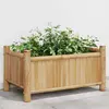 Image de vidaXL Jardinière 50x30x25 cm bambou