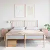 Image de vidaXL Tables de chevet 2 pcs rose 36x39x50,5 cm acier