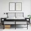 Image de vidaXL Tables de chevet 2 pcs anthracite 36x39x50,5 cm acier
