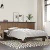 Image de vidaXL Cadre de lit sans matelas chêne marron 75x190 cm