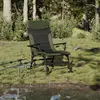 Image de vidaXL Chaise de pêche avec accoudoir pliable vert