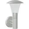 Image de vidaXL Applique murale d'extérieur argenté acier inoxydable, éclairage mural d'extérieur, lampe murale de jardin, applique murale de patio