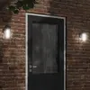 Image de vidaXL Applique murale d'extérieur noir acier inoxydable