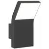 Image de vidaXL Applique murale LED d'extérieur aluminium moulé sous pression, éclairage mural LED d'extérieur, lampe murale de jardin, applique murale de patio