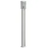 Image de vidaXL Lampadaire d'extérieur argenté 110 cm acier inoxydable, éclairage au sol d'extérieur, éclairage au sol de jardin, lampadaire de jardin