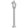 Image de vidaXL Lampadaire d'extérieur argenté 80 cm acier inoxydable, éclairage au sol d'extérieur, éclairage au sol de jardin, lampadaire de jardin