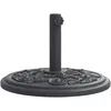Image de vidaXL Base de Parasol pour mâts Ø38 / 48 mm 12 kg Rond, Base de Parasol, Pied de Parasol de terrasse, Porte-Parasol, Support de Parasol