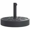 Image de vidaXL Base de Parasol pour mâts Ø38 / 48 mm 25 kg Rond, Base de Parasol, Pied de Parasol de terrasse, Porte-Parasol, Support de Parasol