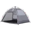 Image de vidaXL Tente de Plage 2 Personnes Gris libération Rapide imperméable