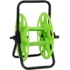 Image de vidaXL Enrouleur de tuyau vert sur pied pour tuyau de 45 m 1/2" acier