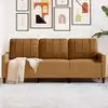 Image de vidaXL Canapé à 3 places Marron 180 cm Velours