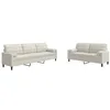 Image de vidaXL Ensemble de canapés 2 pcs avec Coussins et traversins Velours, canapé, siège de canapé, canapé Relax, canapé Confort, Fauteuil de télévision