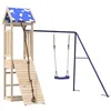Image de vidaXL Aire de Jeux d'extérieur Bois de pin Massif, Ensemble de Jeu, Ensemble de Jeu en Bois, Ensemble de Terrain de Jeu, équipement de Terrain de Jeu