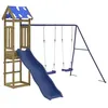 Image de vidaXL Aire de Jeux d'extérieur Bois de pin imprégné, Ensemble de Jeu, Ensemble de Jeu en Bois, Ensemble de Terrain de Jeu