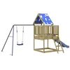Image de vidaXL Aire de Jeux d'extérieur Bois de pin imprégné, Ensemble de Jeu, Ensemble de Jeu en Bois, Ensemble de Terrain de Jeu