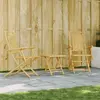 Image de vidaXL Ensemble de bistro 3 pcs bambou