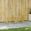 Image de vidaXL Ensemble de bistro 3 pcs bambou