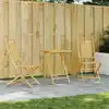 Image de vidaXL Ensemble de bistro 3 pcs bambou