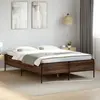 Image de vidaXL Cadre de lit sans matelas chêne marron 120x190 cm