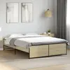 Image de vidaXL Cadre de lit sans matelas chêne sonoma 140x190 cm