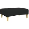 Image de vidaXL Repose-pied noir 77x55x31 cm tissu
