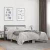 Image de vidaXL Cadre de lit sans matelas sonoma gris 135x190 cm