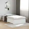 Image de vidaXL Cadre de lit avec tiroirs sans matelas blanc 100x200 cm