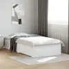 Image de vidaXL Cadre de lit avec tiroirs sans matelas blanc 90x190 cm