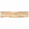 Image de vidaXL Étagère Flottante 120x30x2 cm Bois d'acacia Massif Non traité, étagère Murale, Planche d'étagère, étagère Murale de Salle de Bain