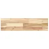 Image de vidaXL Étagère Flottante 80x20x4 cm Bois d'acacia Massif Non traité, étagère Murale, Planche d'étagère, étagère Murale de Salle de Bain