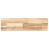 Image de vidaXL Étagère Flottante 100x20x4 cm Bois d'acacia Massif Non traité, étagère Murale, Planche d'étagère, étagère Murale de Salle de Bain