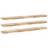 Image de vidaXL Étagères flottantes 3 pcs 120x20x4 cm Acacia Massif Non traité, étagère Murale, Planche d'étagère, étagère Murale de Salle de Bain