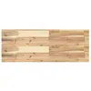 Image de vidaXL Étagère Flottante 100x30x4 cm Bois d'acacia Massif Non traité, étagère Murale, Planche d'étagère, étagère Murale de Salle de Bain