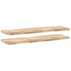 Image de vidaXL Étagères flottantes 2 pcs 160x40x4 cm Acacia Massif Non traité, étagère Murale, Planche d'étagère, étagère Murale de Salle de Bain
