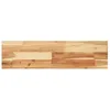 Image de vidaXL Étagère Flottante 80x20x4 cm Acacia Massif Finition à l'huile, étagère Murale, Planche d'étagère, étagère Murale de Salle de Bain