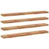 Image de vidaXL Étagères flottantes 4 pcs 120x20x4 cm Acacia Massif à l'huile, étagère Murale, Planche d'étagère, étagère Murale de Salle de Bain