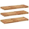 Image de vidaXL Étagères flottantes 3 pcs 100x30x4 cm Acacia Massif à l'huile