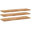 Image de vidaXL Étagères flottantes 3 pcs 140x40x4 cm Acacia Massif à l'huile