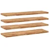 Image de vidaXL Étagères flottantes 4 pcs 140x40x4 cm Acacia Massif à l'huile