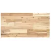Image de vidaXL Dessus de Meuble de Salle de Bain Non traité Bois d'acacia, étagère de Salle de Bain, Plan de Travail de Salle de Bain, Dessous de Vasque