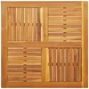 Image de vidaXL Dessus de Table 90x90x2,2 cm carré Bois Massif d'acacia, Plateau de Table de Remplacement, Plateau de Meuble en Bois, Plateau de Table de Jardin
