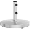 Image de vidaXL Base de Parasol pour mâts Ø32/38/48 mm 25 kg Rond, Base de Parapluie, Support de Parasol, Base de Parasol de Patio, Support de Parapluie