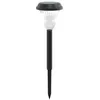 Image de vidaXL Lampes solaires d'allées et piquets de sol 12 pcs blanc, éclairage solaire d'allée, lampe solaire de jardin, éclairage solaire de jardin