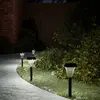 Image de vidaXL Lampes solaires d'allées et piquets de sol 12 pcs blanc